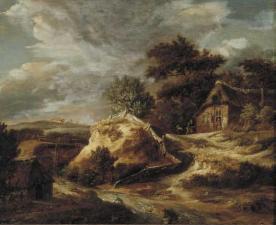 Dune landscape, 1654, Cornelis Dekker
