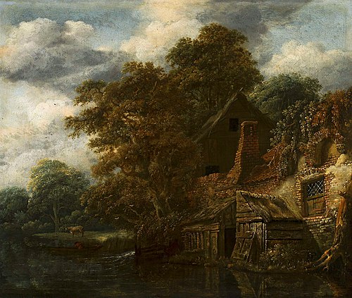 Moulin à eau., 1667, Cornelis Dekker