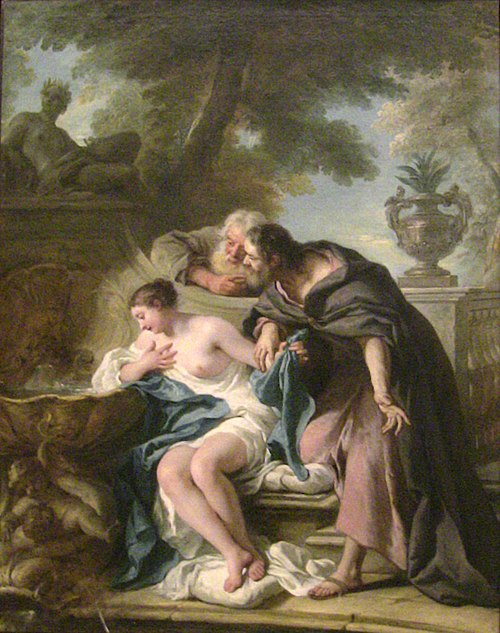 Suzanne et les vieillards, 1727, Jean-François de Troy