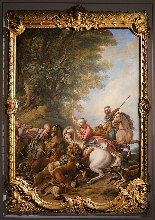 La chasse au lion, 1735, Jean-François de Troy