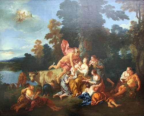 The Education of Bacchus, 1717, Jean-François de Troy
