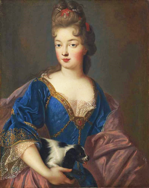 Portrait of a Lady with a Dog, 1700, Jean-François de Troy