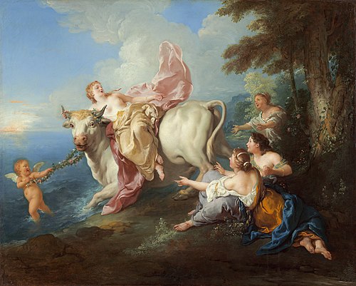 The Abduction of Europa, 1716, Jean-François de Troy