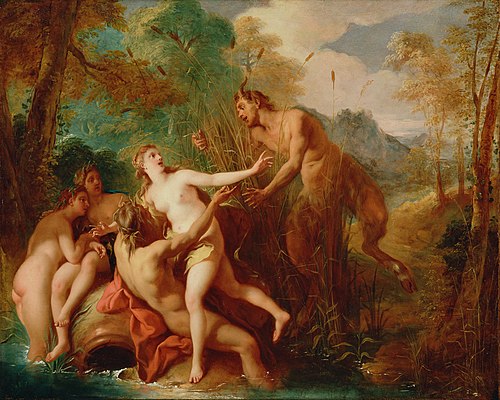 Pan and Syrinx, 1722, Jean-François de Troy