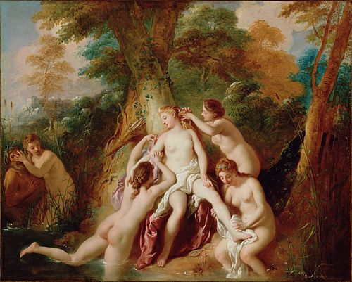 Diana and Her Nymphs Bathing, 1722, Jean-François de Troy