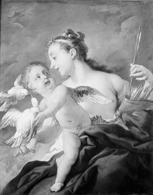 Venus and Cupid, 1723, Jean-François de Troy