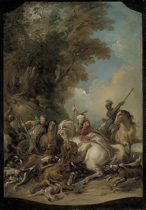 The Lion Hunt, 1735, Jean-François de Troy