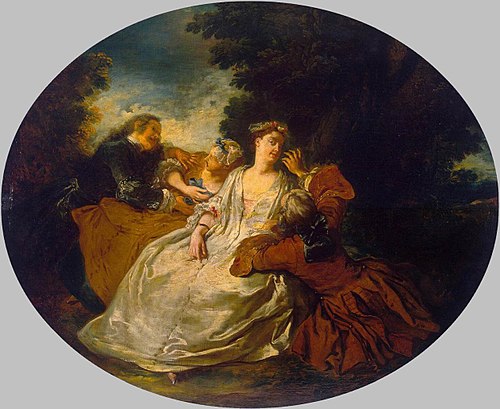 Scene in the Park, 1750, Jean-François de Troy