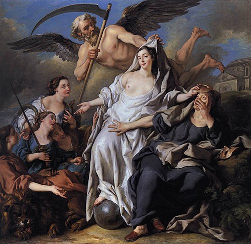 Le Temps enlevant la Vérité, 1733, Jean-François de Troy