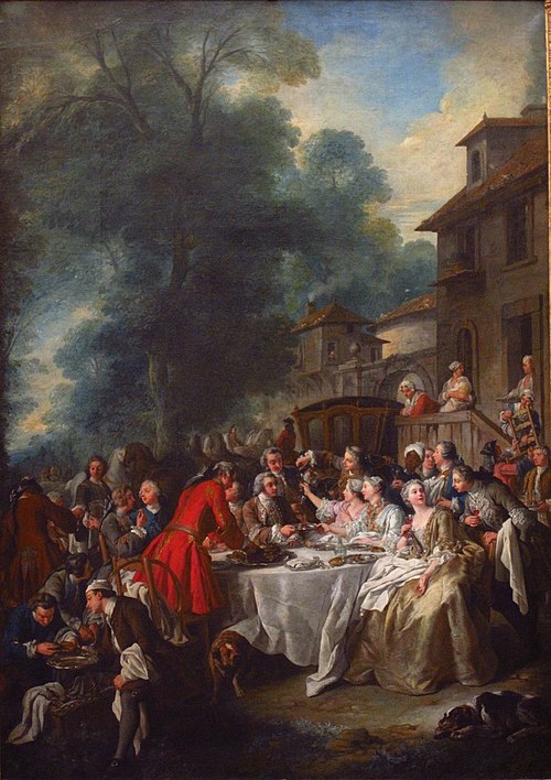 Un déjeuner de chasse, 1737, Jean-François de Troy