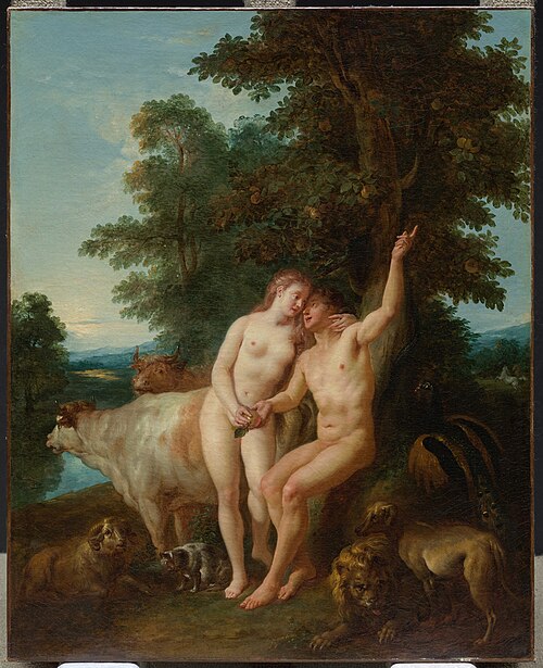 Adam et Ève, 1718, Jean-François de Troy