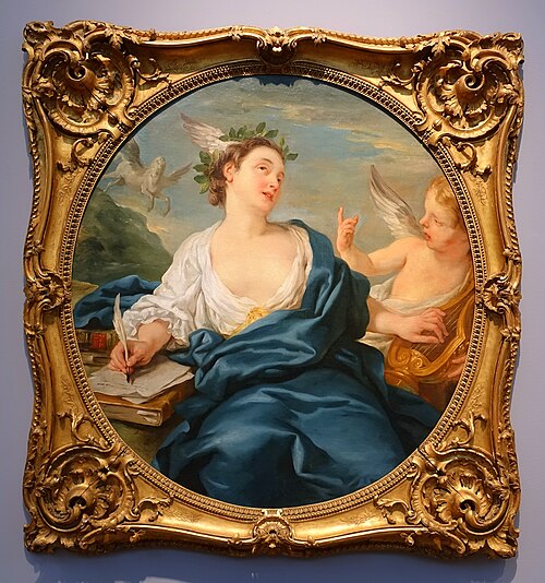 Allegory of Poetry, 1733, Jean-François de Troy