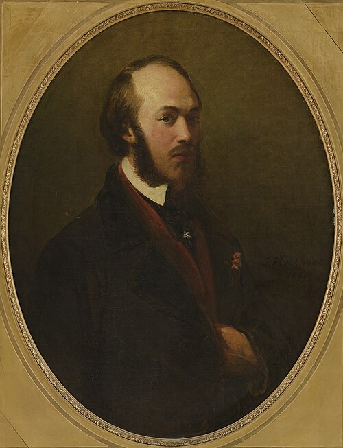 Portrait of Alexander Batta (1816-1902), 1851, Jakob Josef Eeckhout