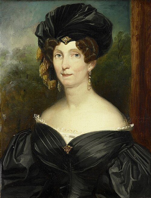 Portrait de Petronella de Lange, épouse de Theodorus Frederik van Capellen, 1835, Jakob Josef Eeckhout