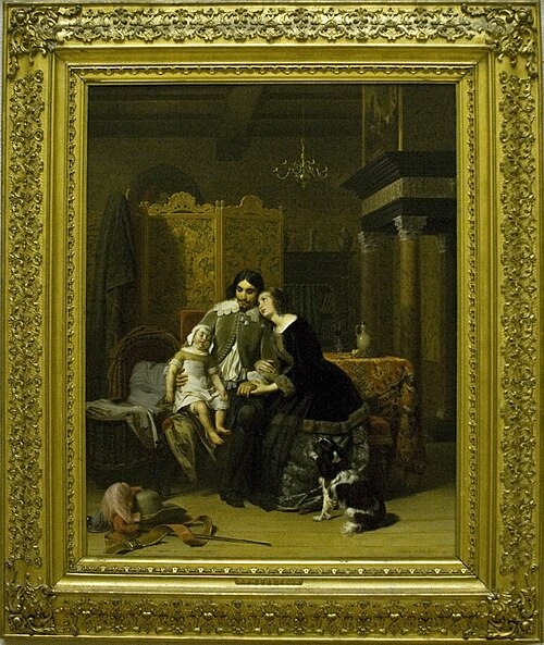 Problèmes domestiques, 1844, Jakob Josef Eeckhout