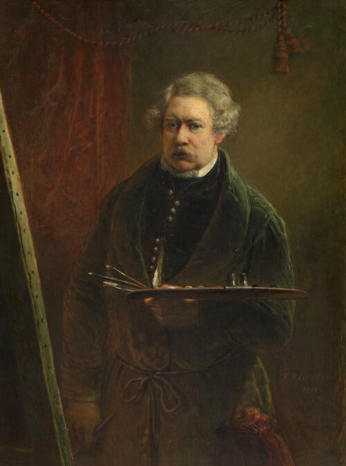Self Portrait, 1851, Jakob Josef Eeckhout