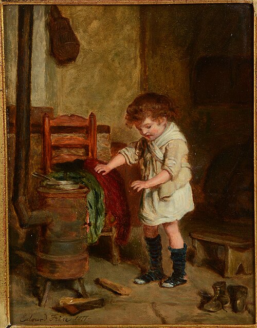 No Fire - No Burn, 1877, Pierre Édouard Frère