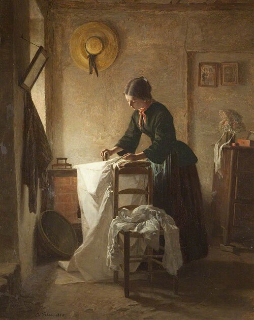 The Laundress, 1858, Pierre-Édouard Frère