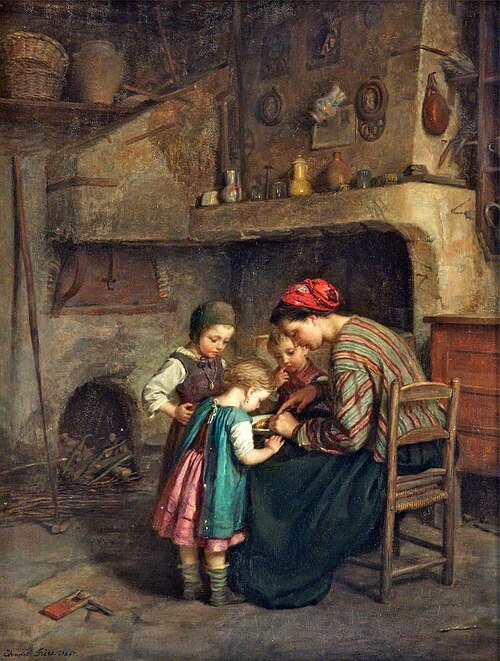Cottage Scene, 1867, Pierre-Édouard Frère