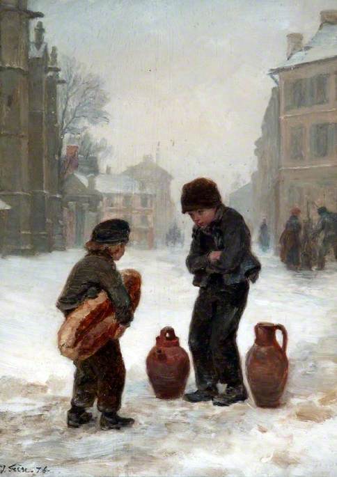 Errand Boys, 1876, Pierre-Édouard Frère