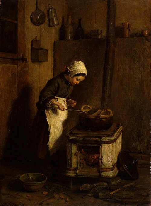 The Little Housekeeper, 1857, Pierre Édouard Frère