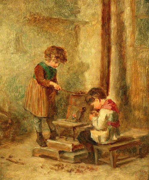 Roasting Chestnuts, , Pierre Édouard Frère