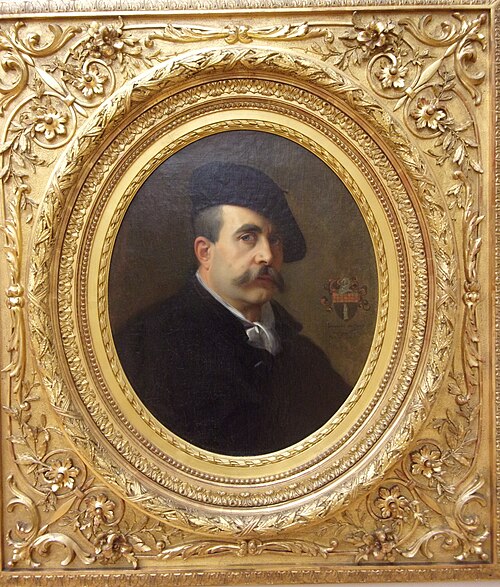 Autoportrait, 1887, Jean-Jules-Antoine Lecomte du 
