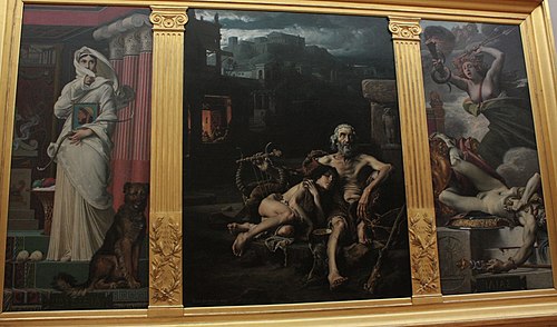 Homère mendiant, 1881, Jean-Jules-Antoine Lecomte du 