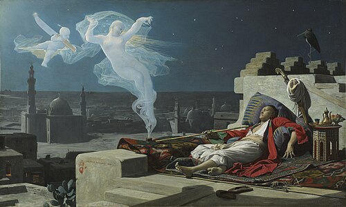 A Eunuch's Dream, 1874, Jean-Jules-Antoine Lecomte du 