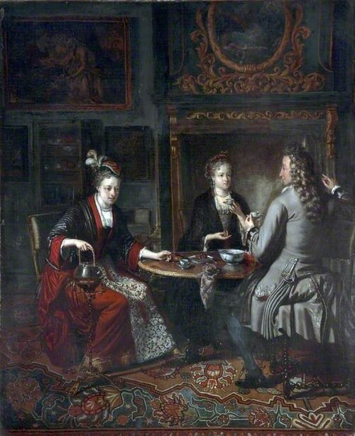 Afternoon Tea in Holland, 1720, Matthys Naiveu