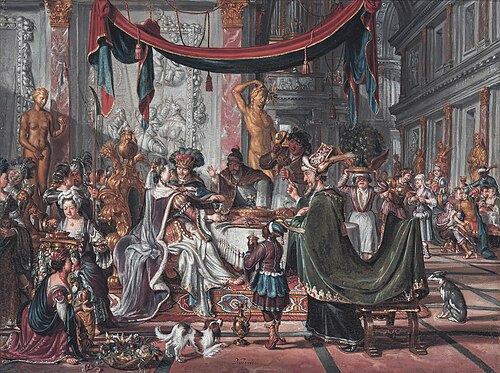 Antony and Cleopatra, 1750, Matthys Naiveu
