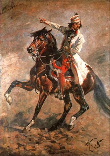 Kościuszko on horseback, 1893, Jan Styka