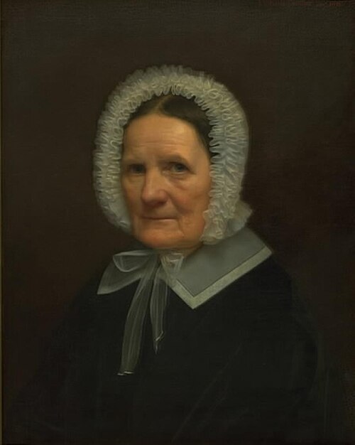 Johanne Marie Gertner, f. Lassen, kunstnerens moder, 1846, Johan Vilhelm Gertner