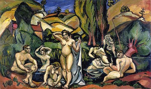 Les Baigneuses des Andelys, 1908, Othon Friesz
