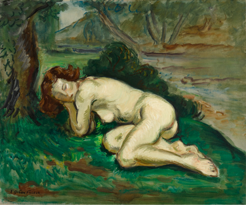 Nu allongée, , Othon Friesz