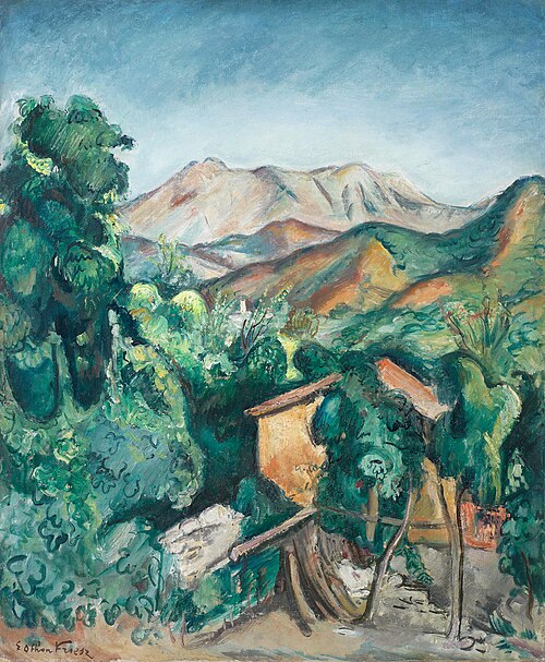 Paysage Les Jars, 1920, Othon Friesz