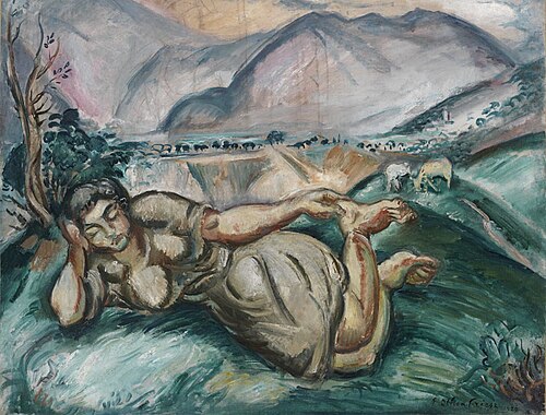 La Bergère endormie, 1920, Othon Friesz