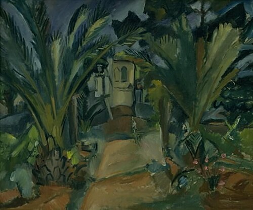 La terrasse aux plantes vertes", 1914, Othon Friesz