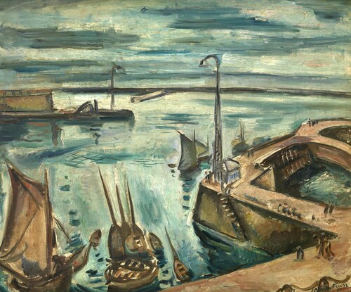 The Harbour of Le Havre, 1921, Othon Friesz