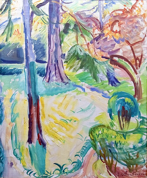 Jardin à Honfleur, 1902, Othon Friesz