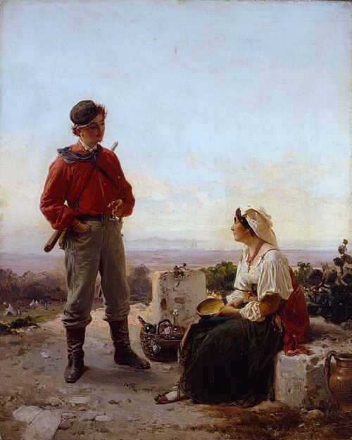 The Garibaldian, 1871, Gerolamo Induno