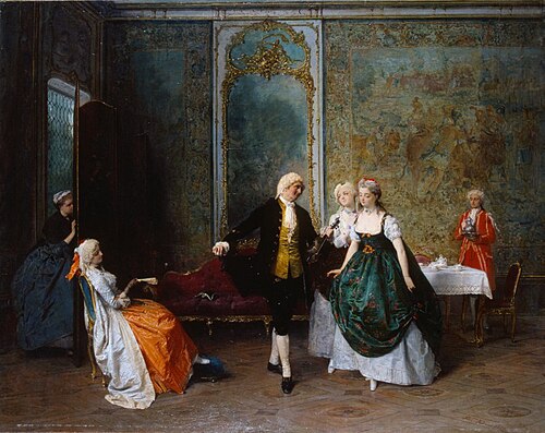 La lezione di ballo, 1867, Gerolamo Induno