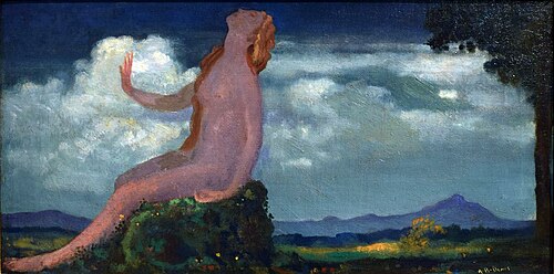 The Shadow of a Dame, 1912, Arthur Bowen Davies