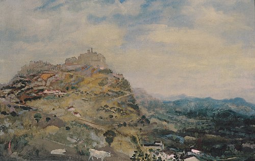 Italian Hill Town, 1925, Arthur Bowen Davies