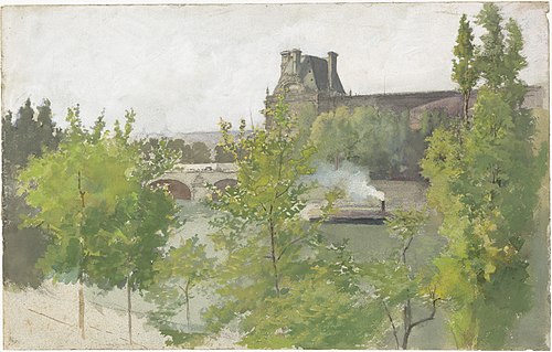 Louvre, , Arthur Bowen Davies