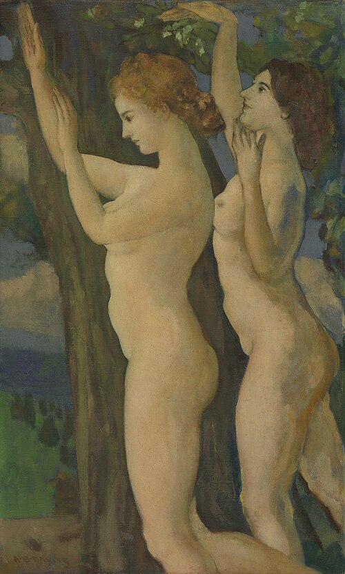 Sweet Tremulous Leaves, 1922, Arthur Bowen Davies