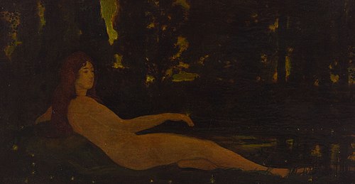 Semele or Fireflies, 1907, Arthur Bowen Davies