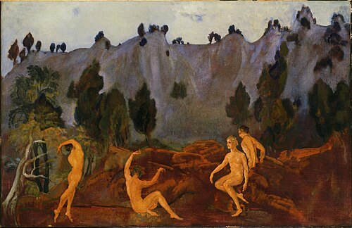 The Hesitation of Orestes, 1915, Arthur Bowen Davies