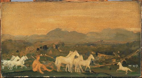 Horses of Attica, 1910, Arthur Bowen Davies