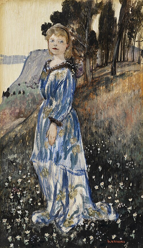 Flora, 1890, Arthur Bowen Davies